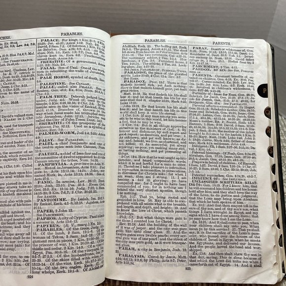 Nave's Topical Bible: A Digest of the Holy Scriptures 1962 Thumb Indexed - Picture 12 of 12